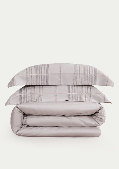 Hotel Grand High-End Pima Cotton Silk Jacquard Bed Set