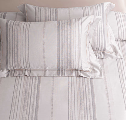 Hotel Grand Pima Cotton & Silk Jacquard Four-Piece Bedding Set