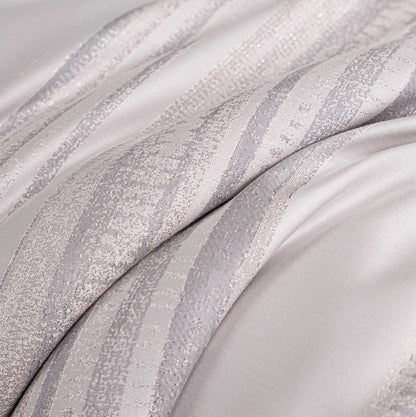 Hotel Grand Pima Cotton & Silk Jacquard Four-Piece Bedding Set