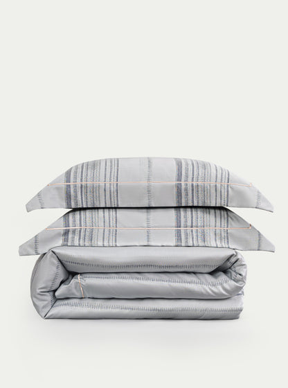 Hotel Grand Pima Cotton & Silk Jacquard Four-Piece Bedding Set