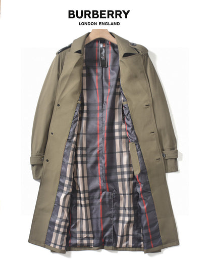 Burberry Long Double-Breasted Trench Coat – 2025FW