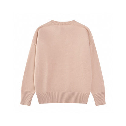 AMI Paris Classic Jacquard Heart Crewneck Sweater – 2025SS