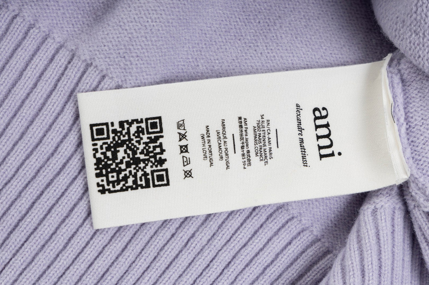 AMI Paris Classic Jacquard Heart Crewneck Sweater – 2025SS