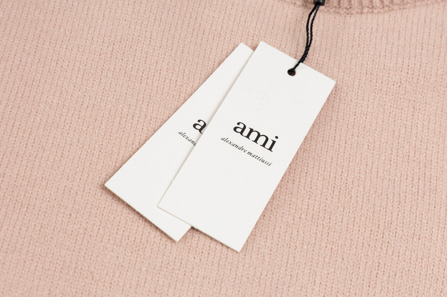 AMI Paris Classic Jacquard Heart Crewneck Sweater – 2025SS