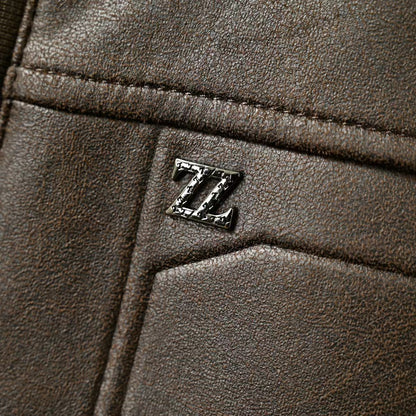 Zegna Lapel Leather Jacket – 2025FW