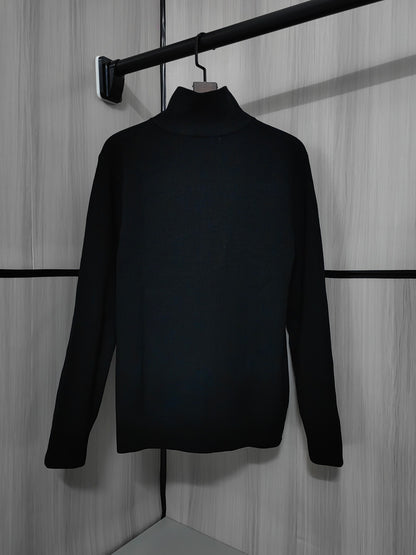Hermès Unisex Wool-Blend Knit Cardigan – Autumn/Winter