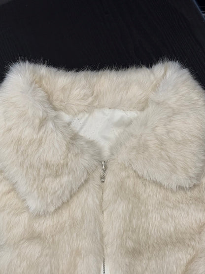 Moncler Convertible Faux Fur Jacket