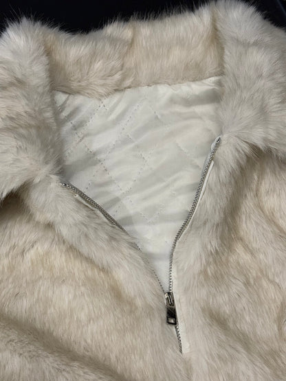 Moncler Convertible Faux Fur Jacket