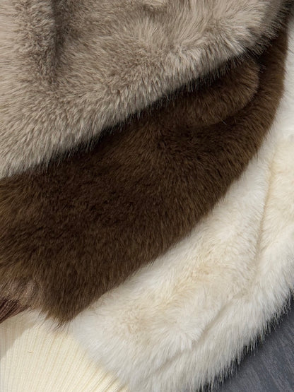 Moncler Convertible Faux Fur Jacket