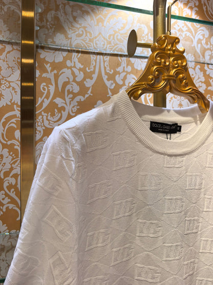 Dolce & Gabbana DG Jacquard Knit Sweater – 2026SS