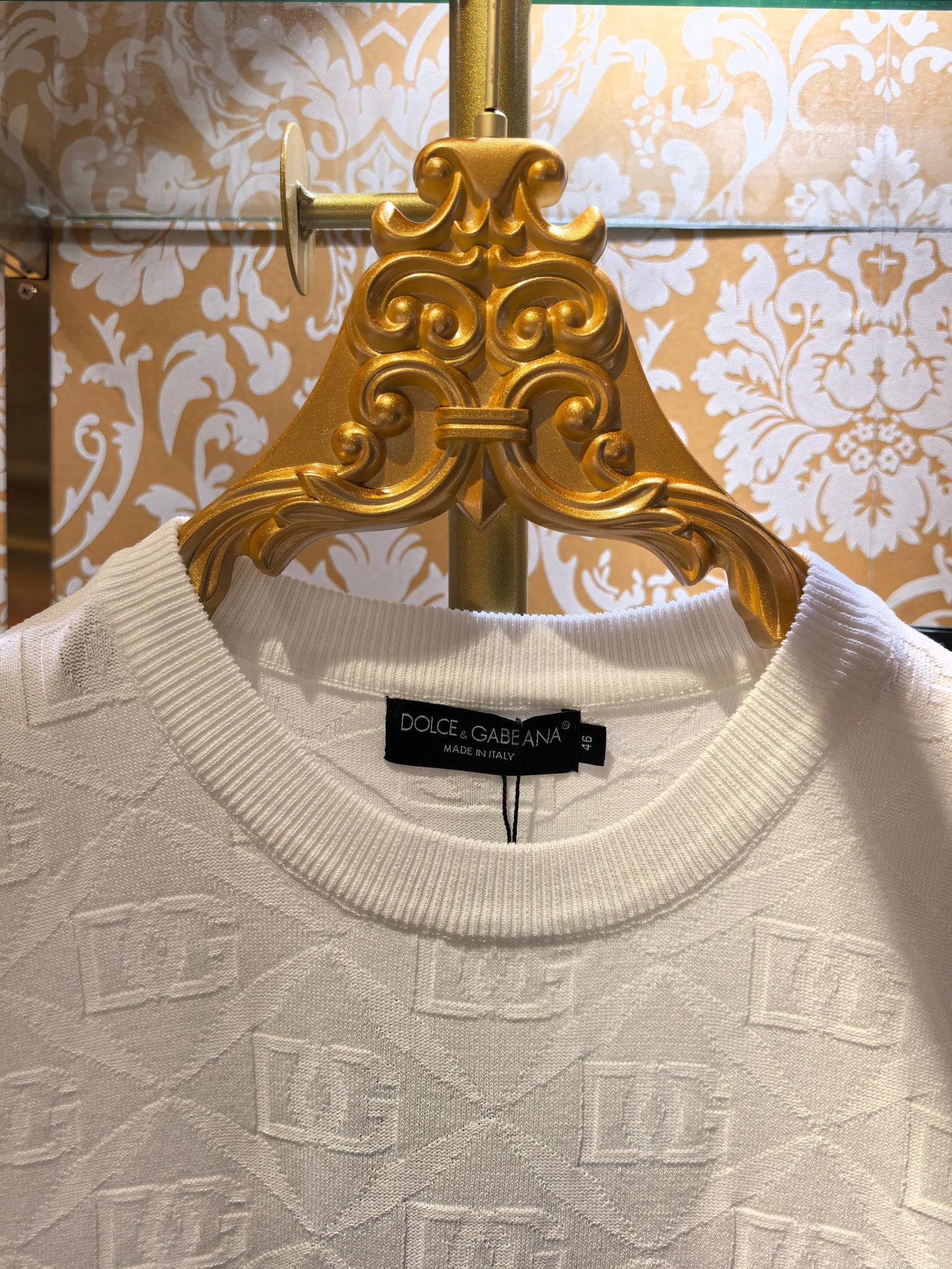 Dolce & Gabbana DG Jacquard Knit Sweater – 2026SS