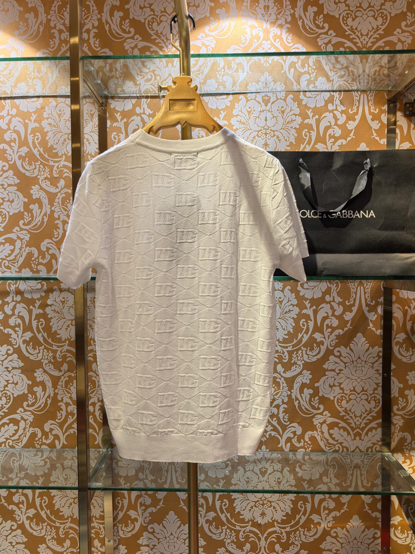 Dolce & Gabbana DG Jacquard Knit Sweater – 2026SS