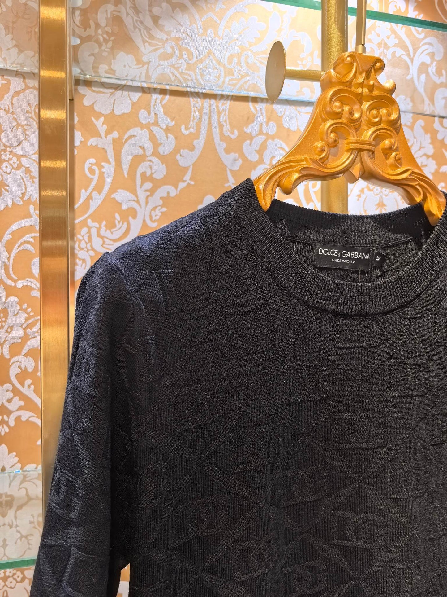 Dolce & Gabbana DG Jacquard Knit Sweater – 2026SS