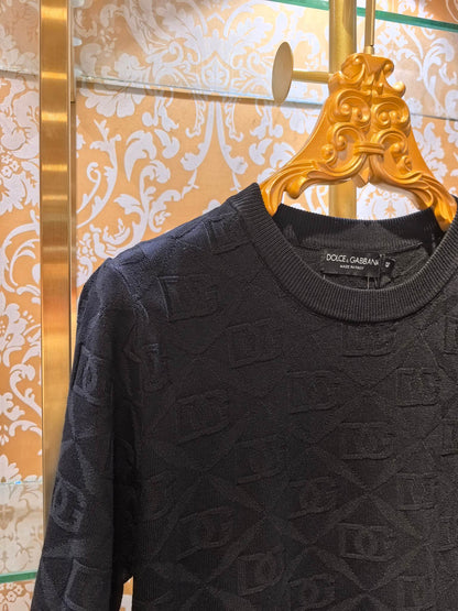 Dolce & Gabbana DG Jacquard Knit Sweater – 2026SS