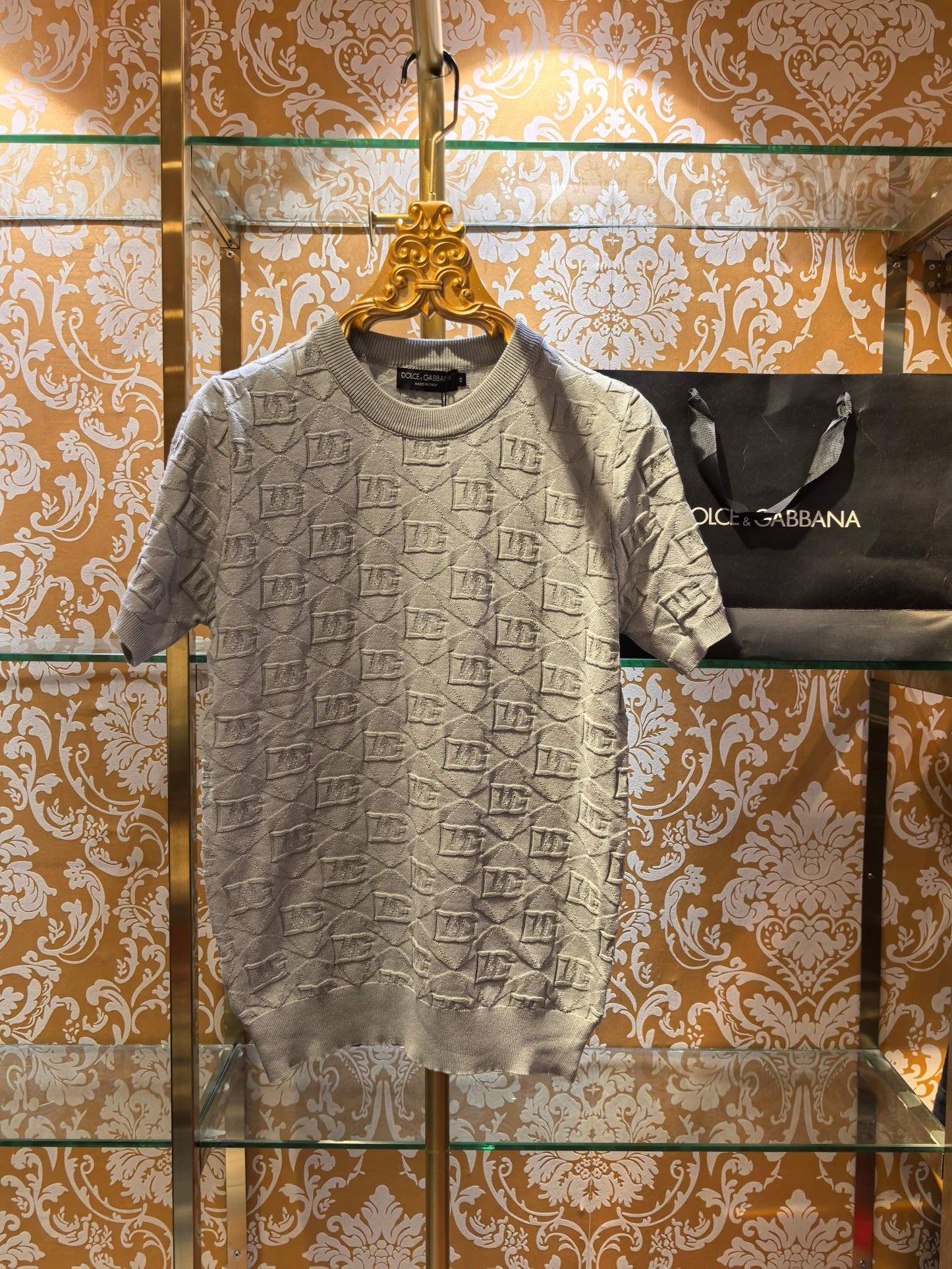Dolce & Gabbana DG Jacquard Knit Sweater – 2026SS