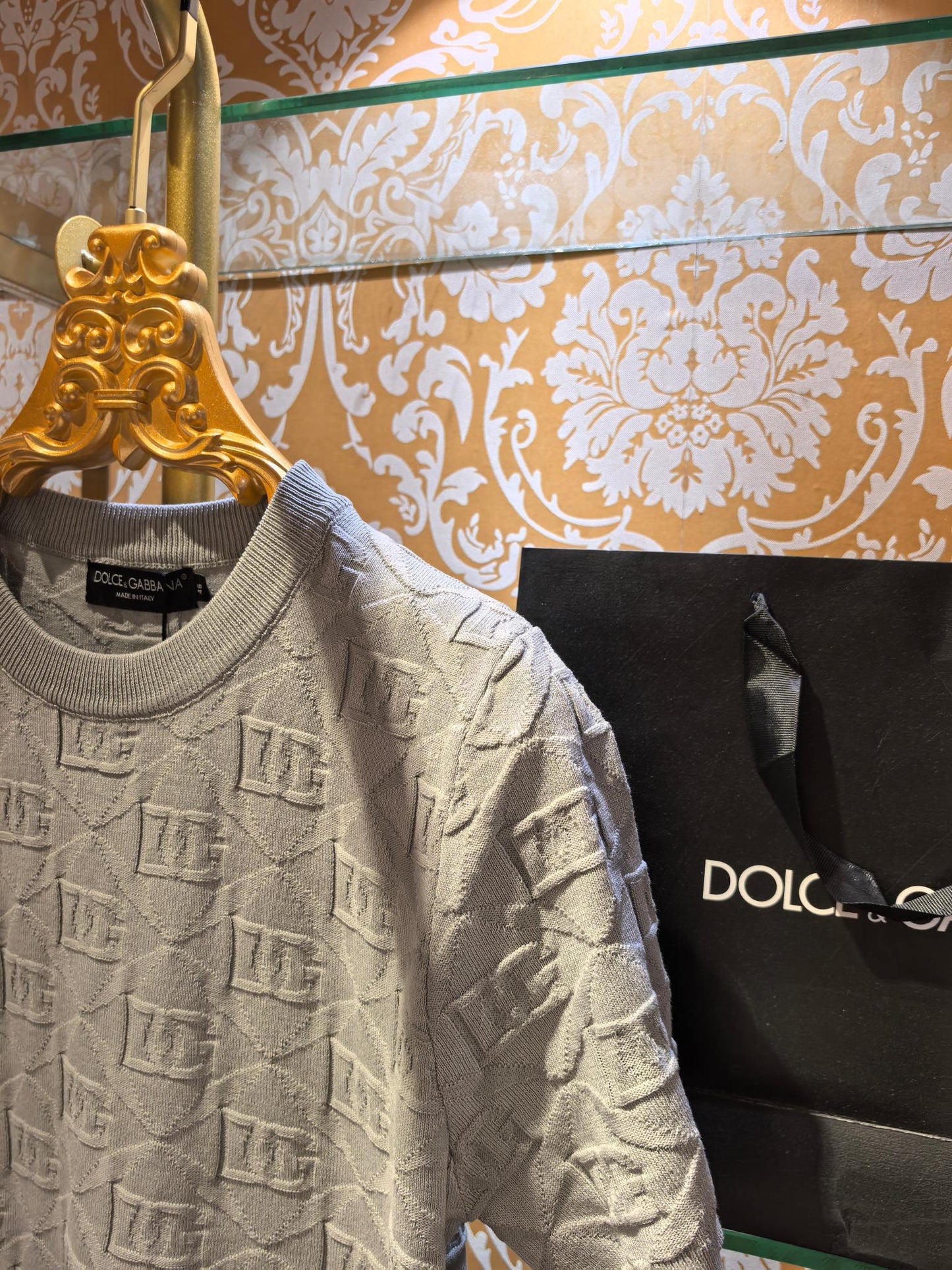 Dolce & Gabbana DG Jacquard Knit Sweater – 2026SS