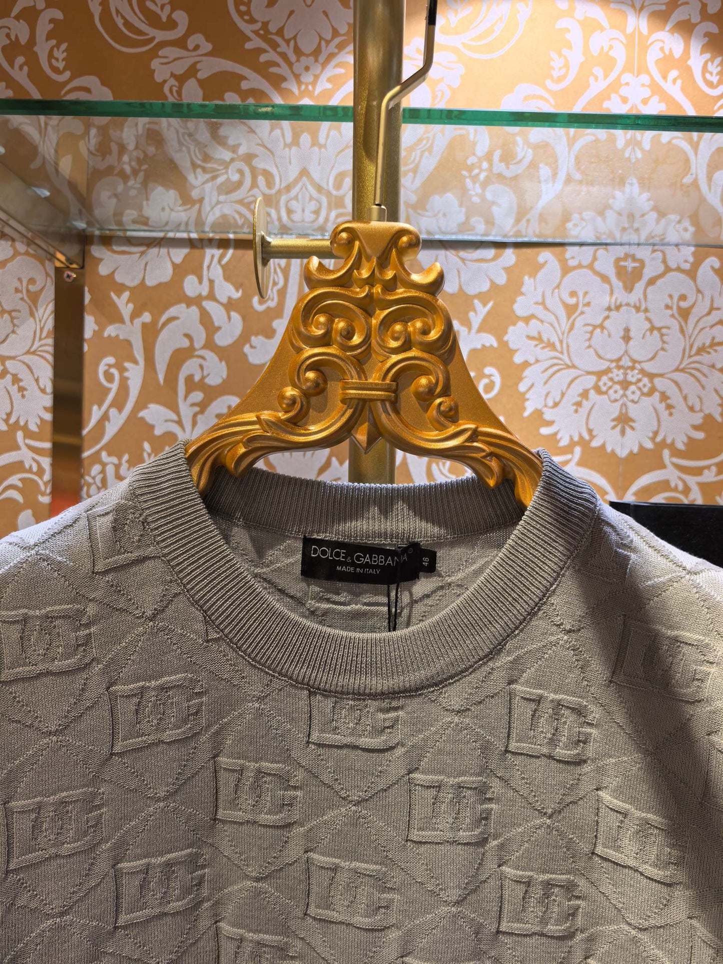 Dolce & Gabbana DG Jacquard Knit Sweater – 2026SS