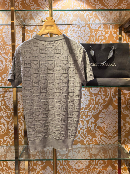 Dolce & Gabbana DG Jacquard Knit Sweater – 2026SS