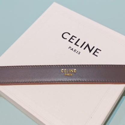 Celine 2.5cm Reversible Cowhide Belt
