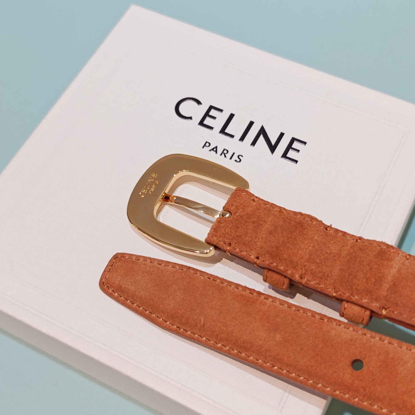 Celine 2.5cm Reversible Cowhide Belt