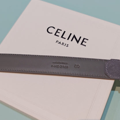 Celine 2.5cm Reversible Cowhide Belt