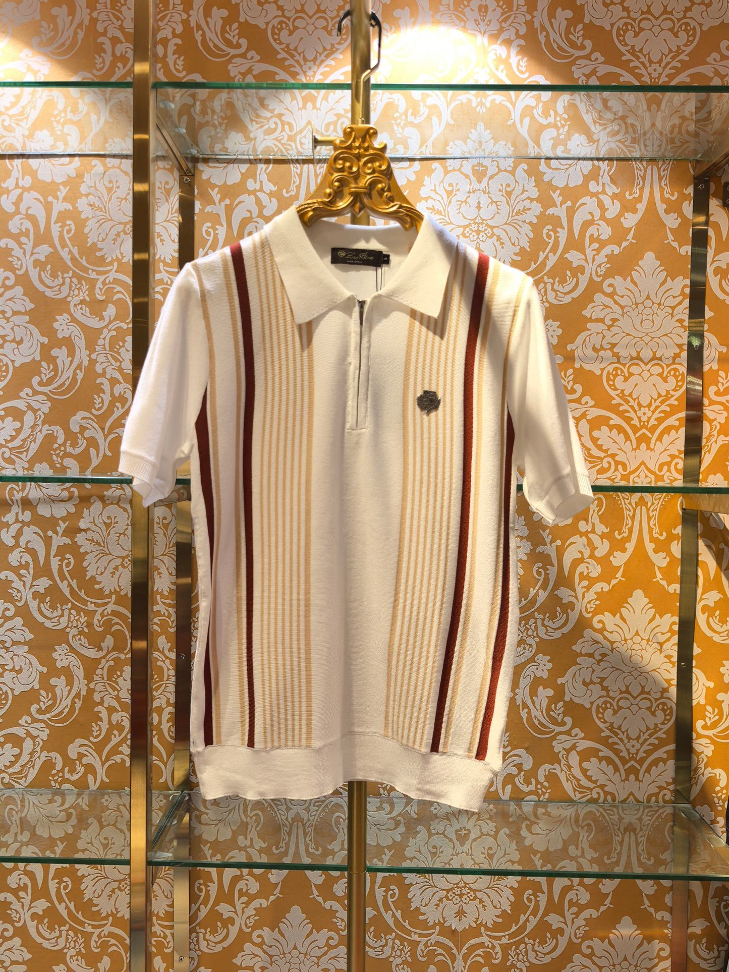 Loro Piana Striped Hand-Stitched Knit Sweater – Spring/Summer Collection – 2026SS