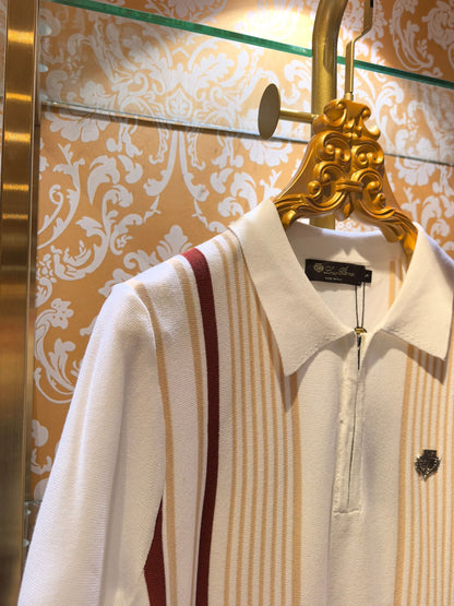 Loro Piana Striped Hand-Stitched Knit Sweater – Spring/Summer Collection – 2026SS