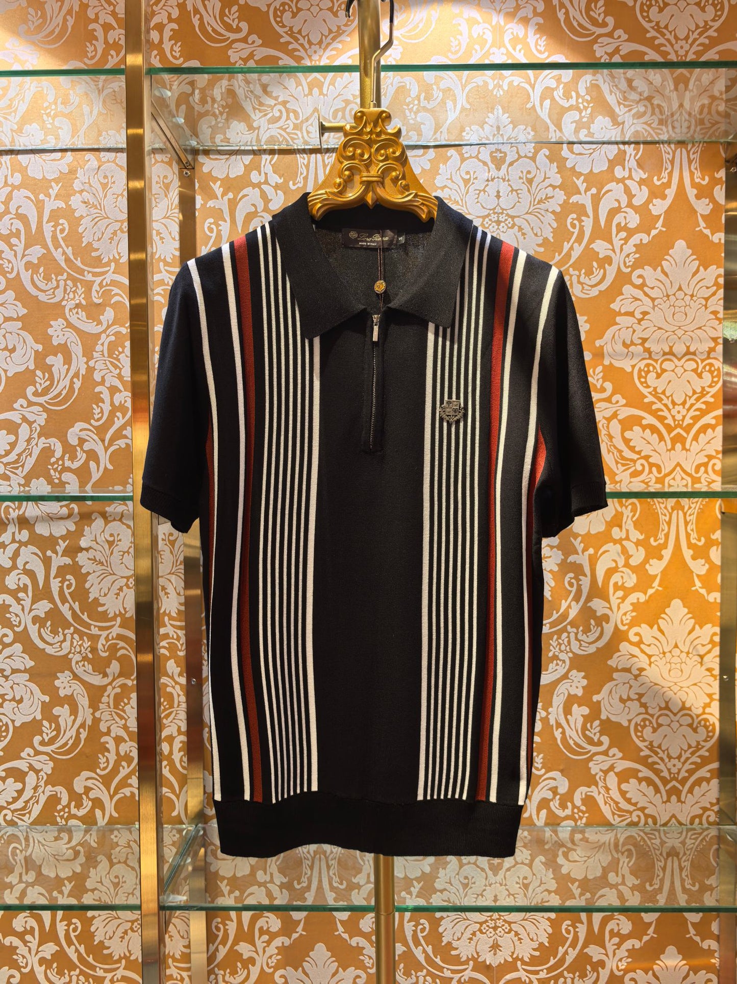 Loro Piana Striped Hand-Stitched Knit Sweater – Spring/Summer Collection – 2026SS