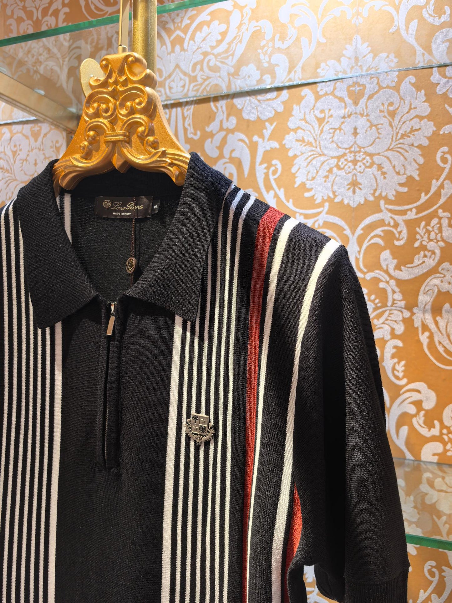 Loro Piana Striped Hand-Stitched Knit Sweater – Spring/Summer Collection – 2026SS