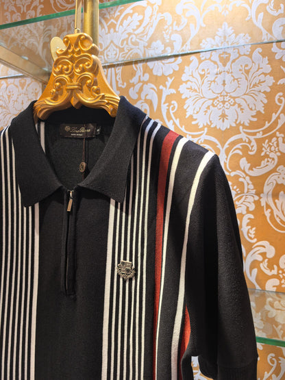 Loro Piana Striped Hand-Stitched Knit Sweater – Spring/Summer Collection – 2026SS