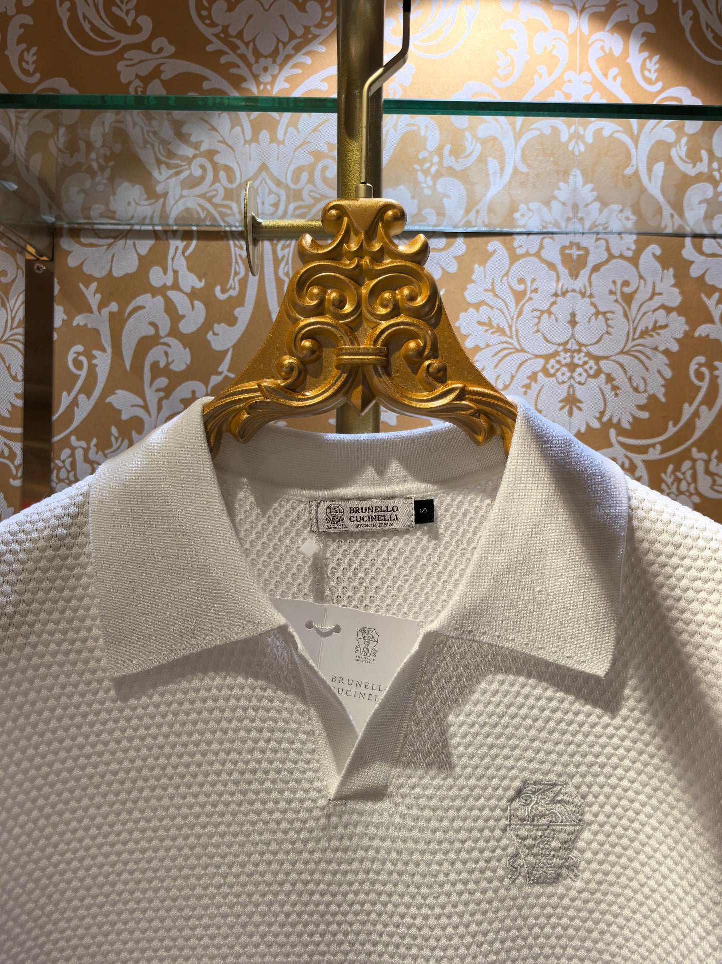 Brunello Cucinelli Logo Embroidery Knit Sweater – Spring/Summer Collection – 2026SS