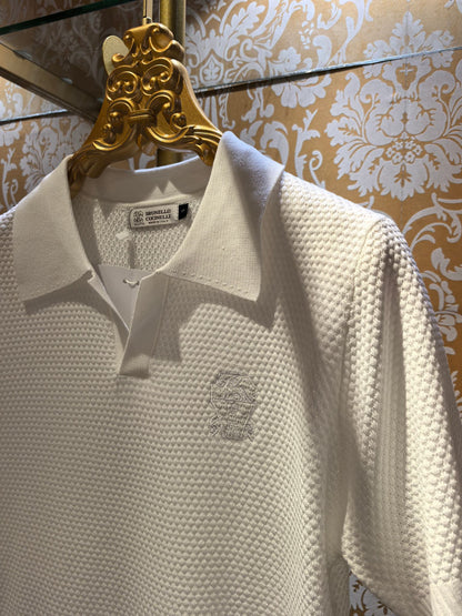 Brunello Cucinelli Logo Embroidery Knit Sweater – Spring/Summer Collection – 2026SS