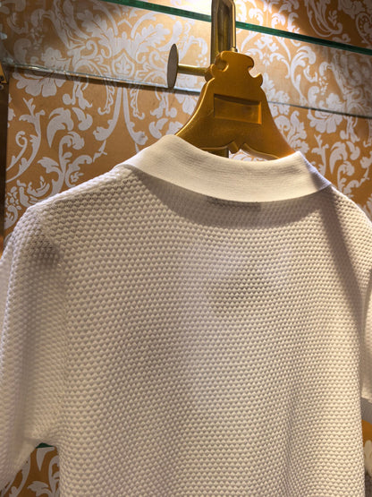 Zegna Logo Embroidered Slim-Fit Knit Sweater – 2026SS
