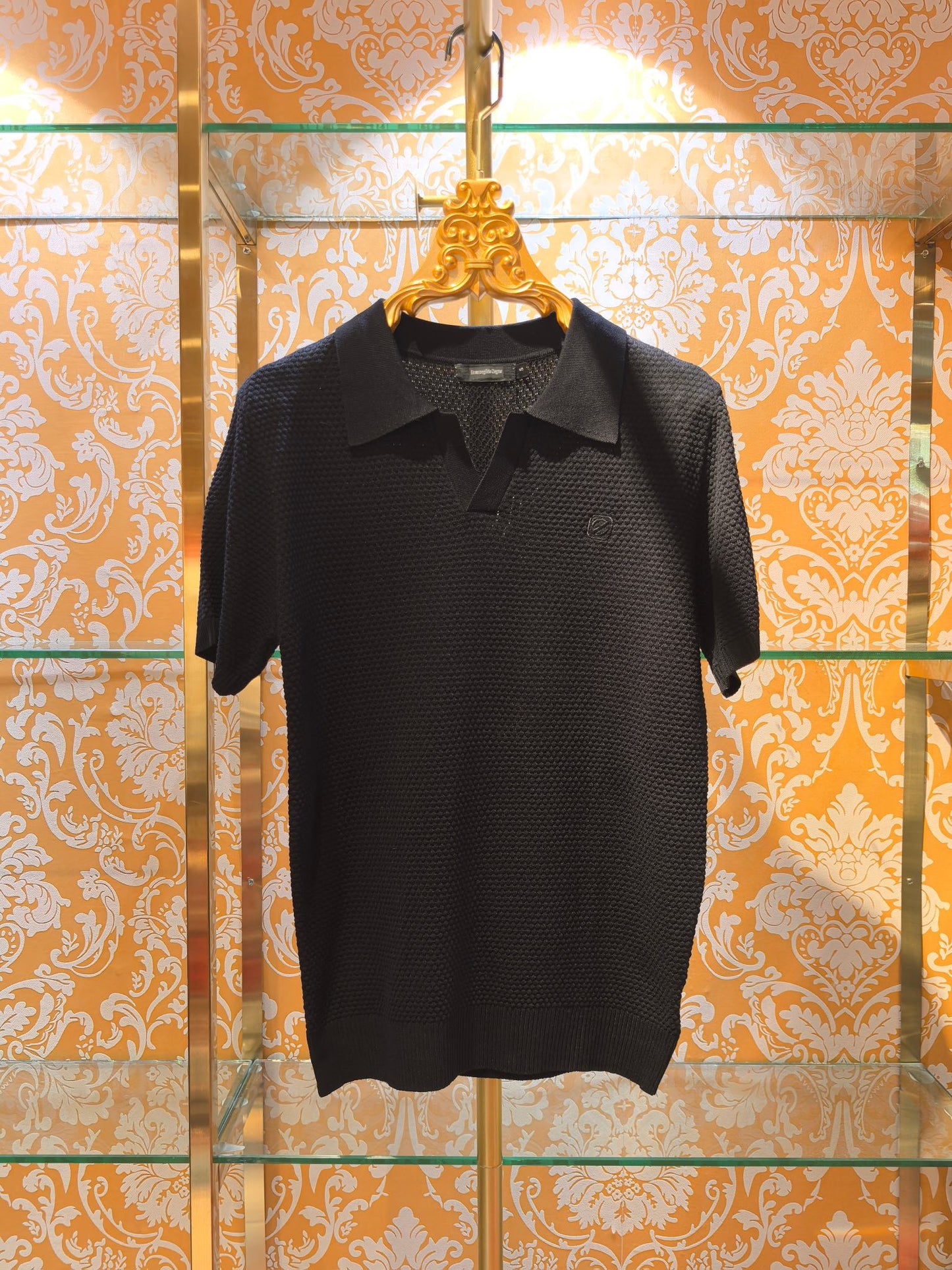 Zegna Logo Embroidered Knit Sweater – Spring/Summer Collection – 2026SS
