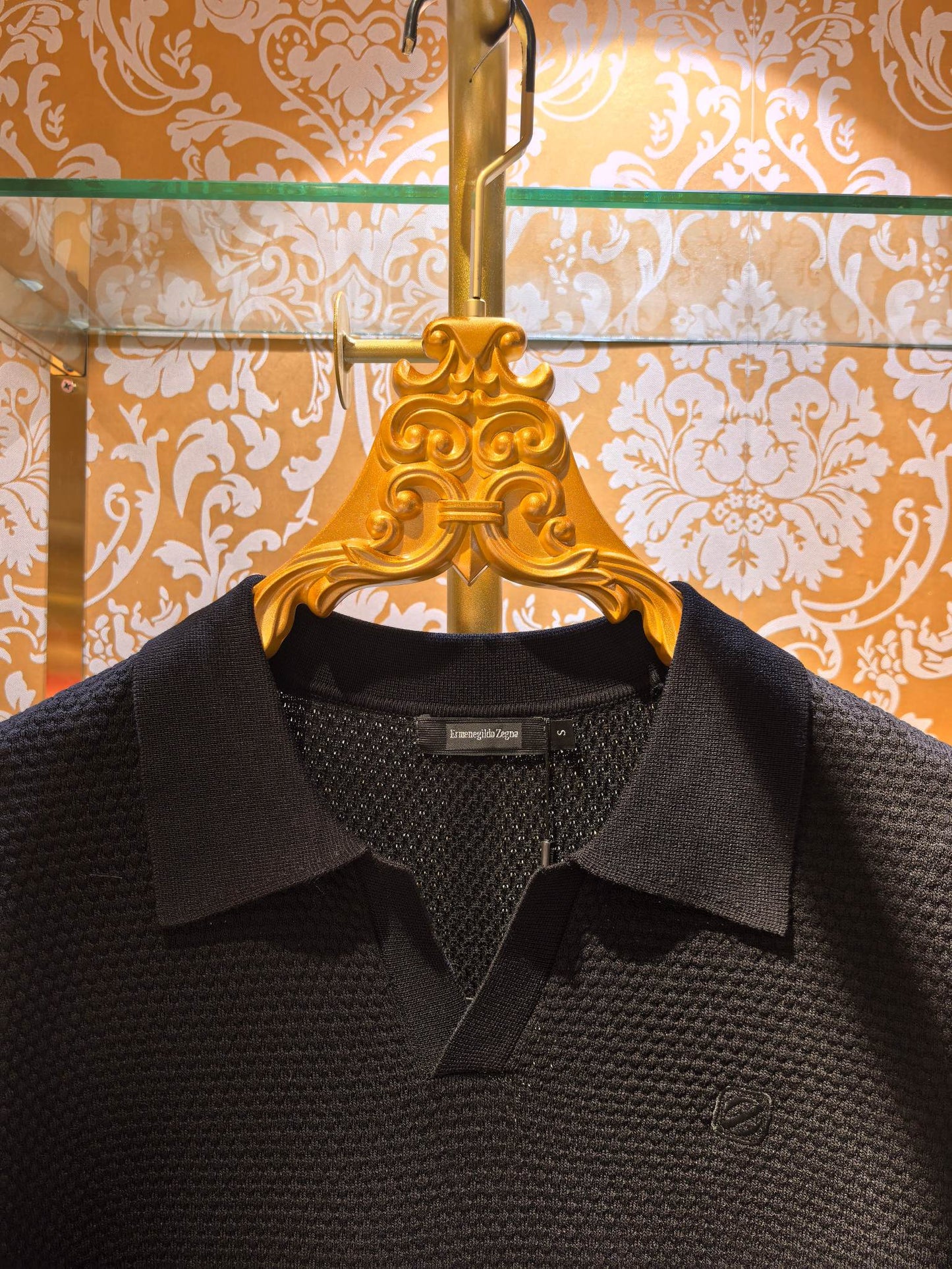 Zegna Logo Embroidered Knit Sweater – Spring/Summer Collection – 2026SS