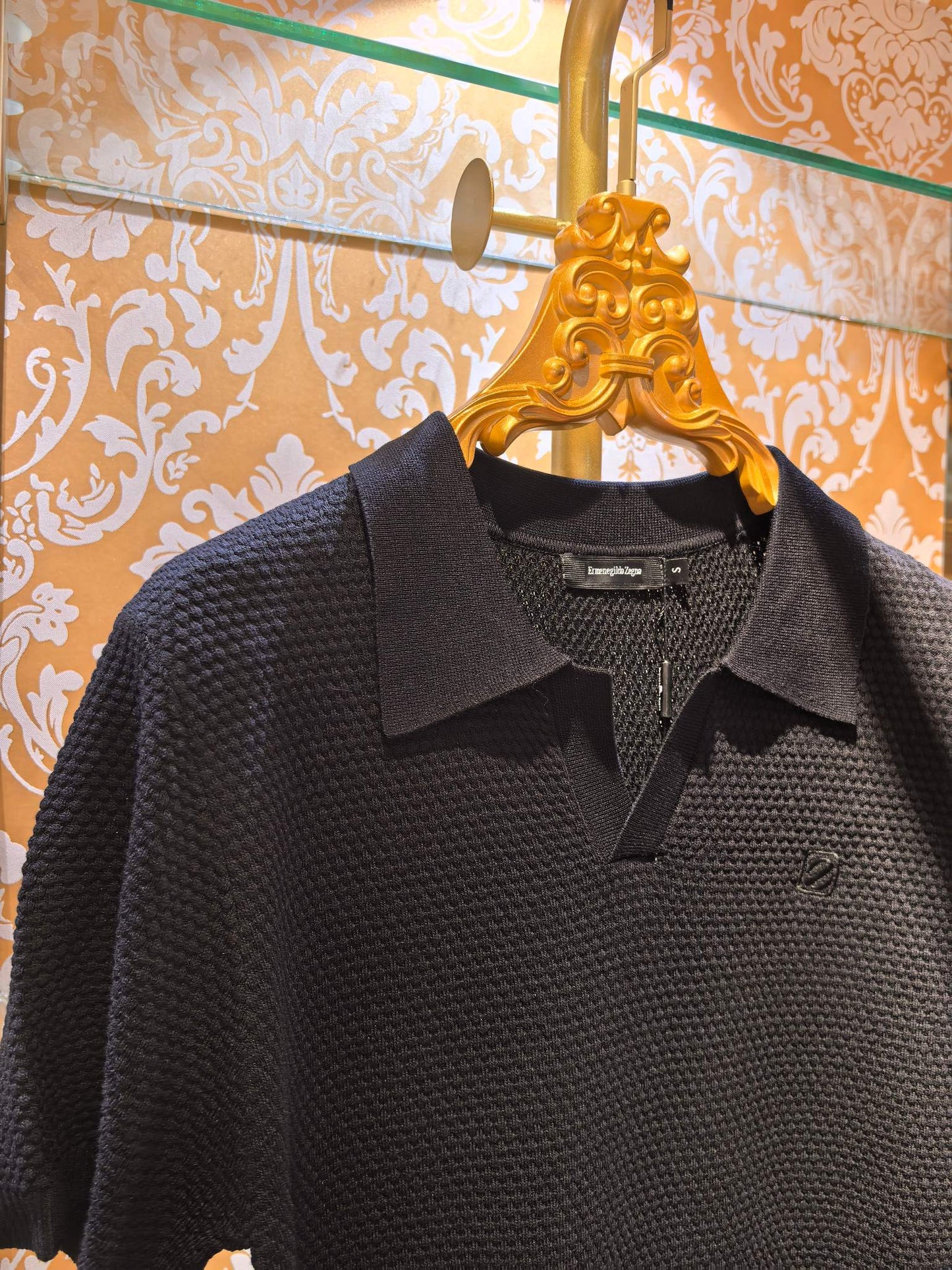 Zegna Logo Embroidered Knit Sweater – Spring/Summer Collection – 2026SS