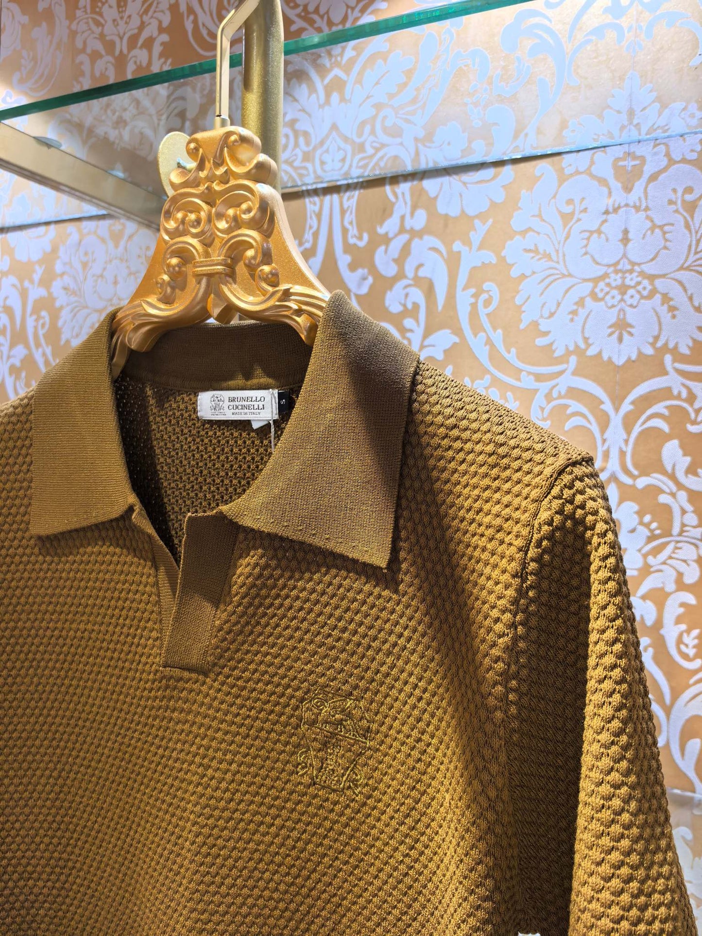 Brunello Cucinelli Logo Embroidered Knit Sweater – Spring/Summer Collection – 2026SS