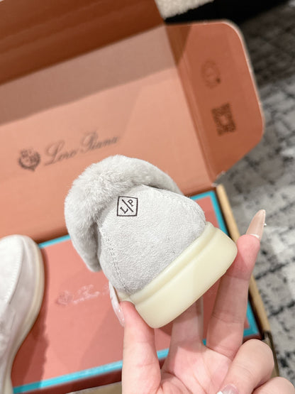 Loro Piana Classic Fur-Lined Loafers