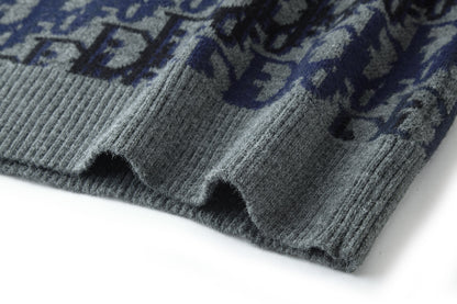 Dior Oblique Jacquard Wool Crewneck Sweater – 2026SS
