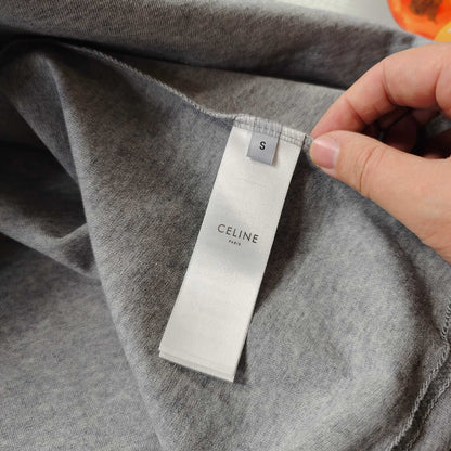 Celine Logo Print Cotton T-Shirt – Early Summer Collection – 2026SS