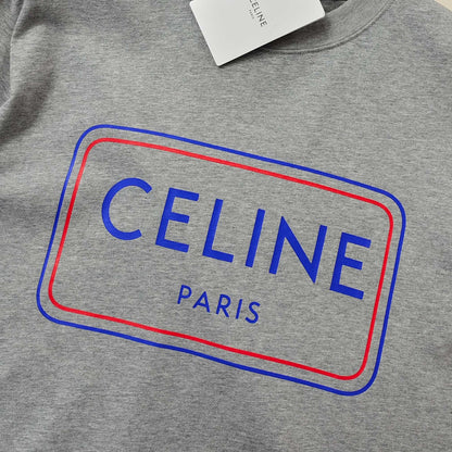 Celine Logo Print Cotton T-Shirt – Early Summer Collection – 2026SS