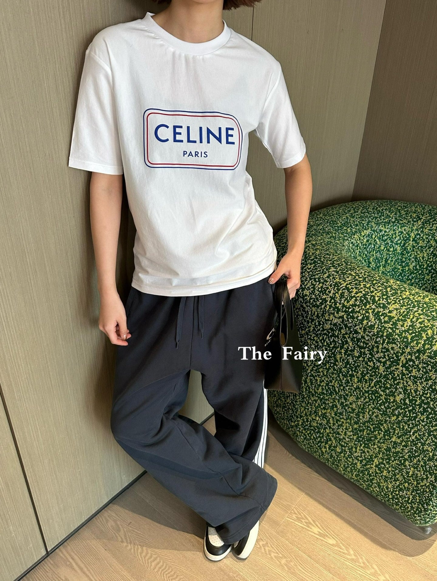 Celine Logo Print Cotton T-Shirt – Early Summer Collection – 2026SS