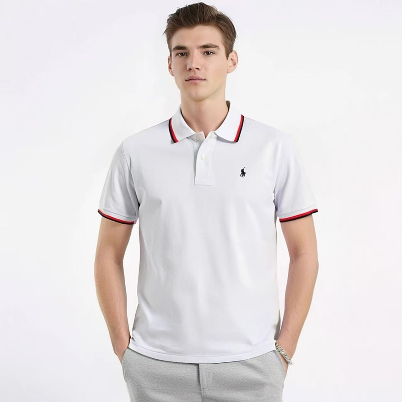 Ralph Lauren Classic Tipped Collar Polo Shirt – 2025 Collection