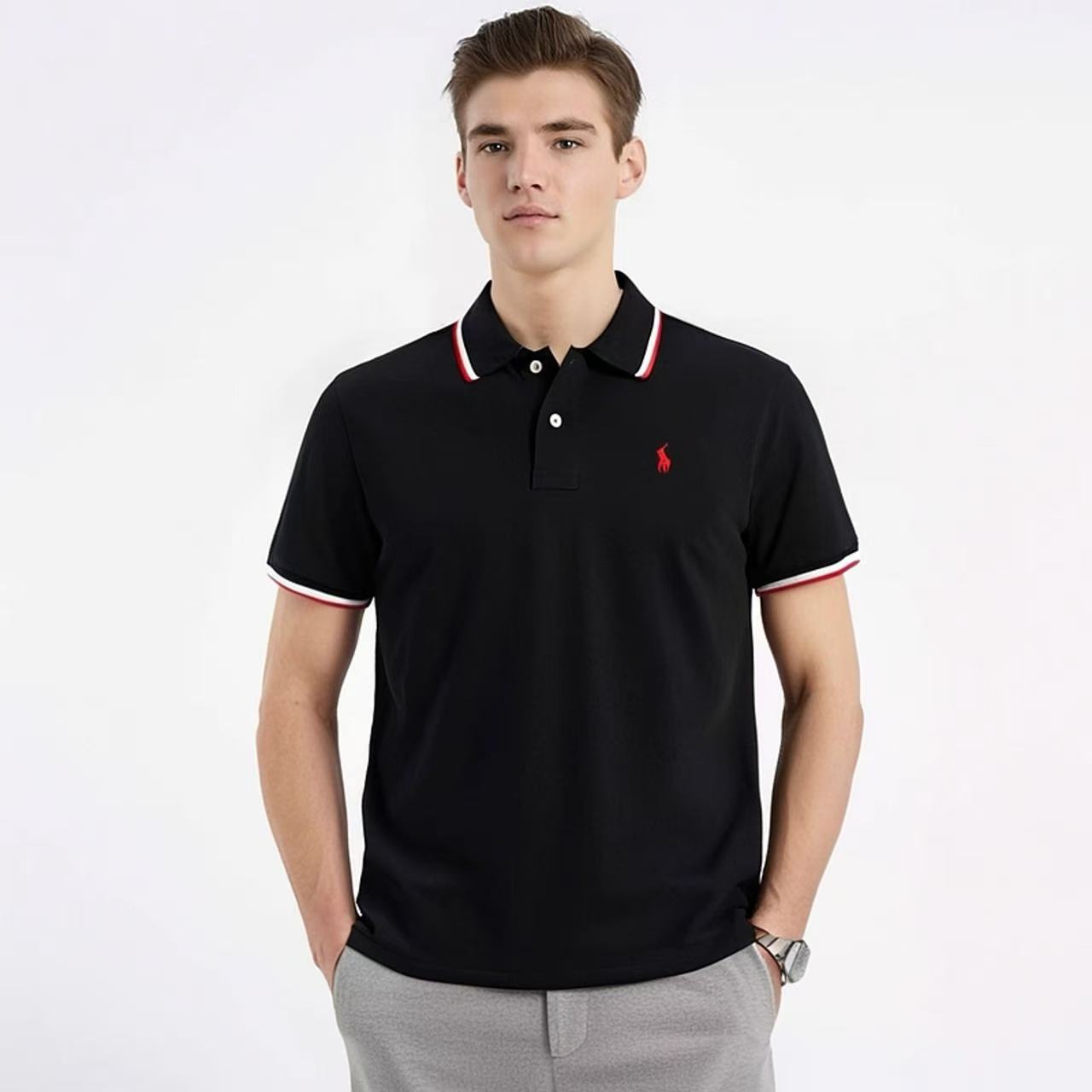 Ralph Lauren Classic Tipped Collar Polo Shirt – 2025 Collection