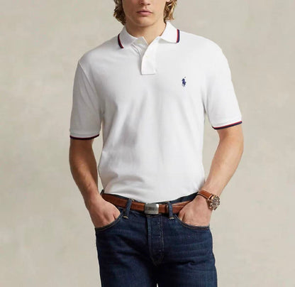 Ralph Lauren Classic Tipped Collar Polo Shirt – 2025 Collection