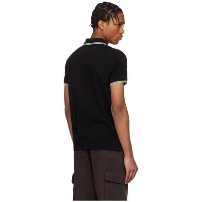 Moncler Classic Logo Cotton Piqué Polo Shirt