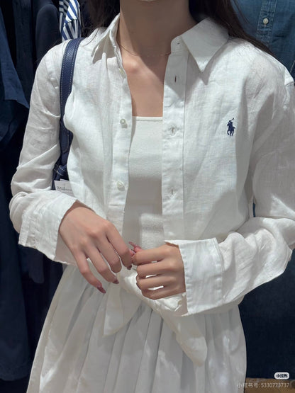Ralph Lauren Pony Logo Linen Shirt – Spring/Summer Collection
