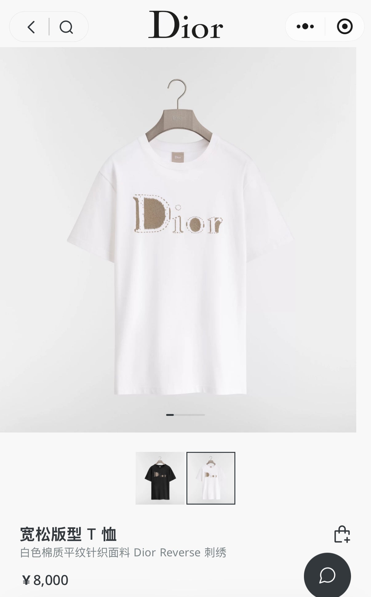 Dior Reverse Embroidered Loose Fit T-Shirt – Summer Collection 2026