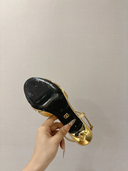 Dolce & Gabbana Rhinestone Heeled Sandals