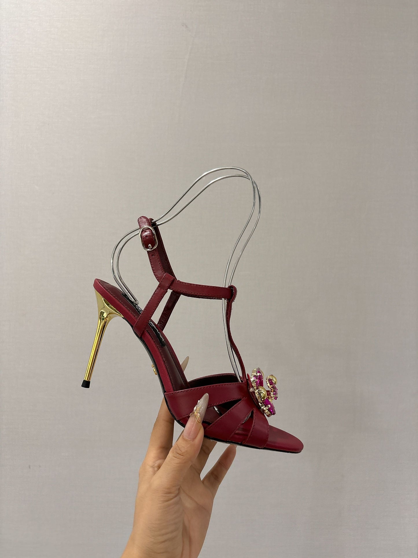 Dolce & Gabbana Rhinestone Heeled Sandals